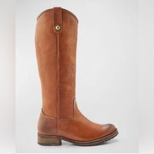 Frye Vintage Cognac Leather Western Boots Women’s 6.5